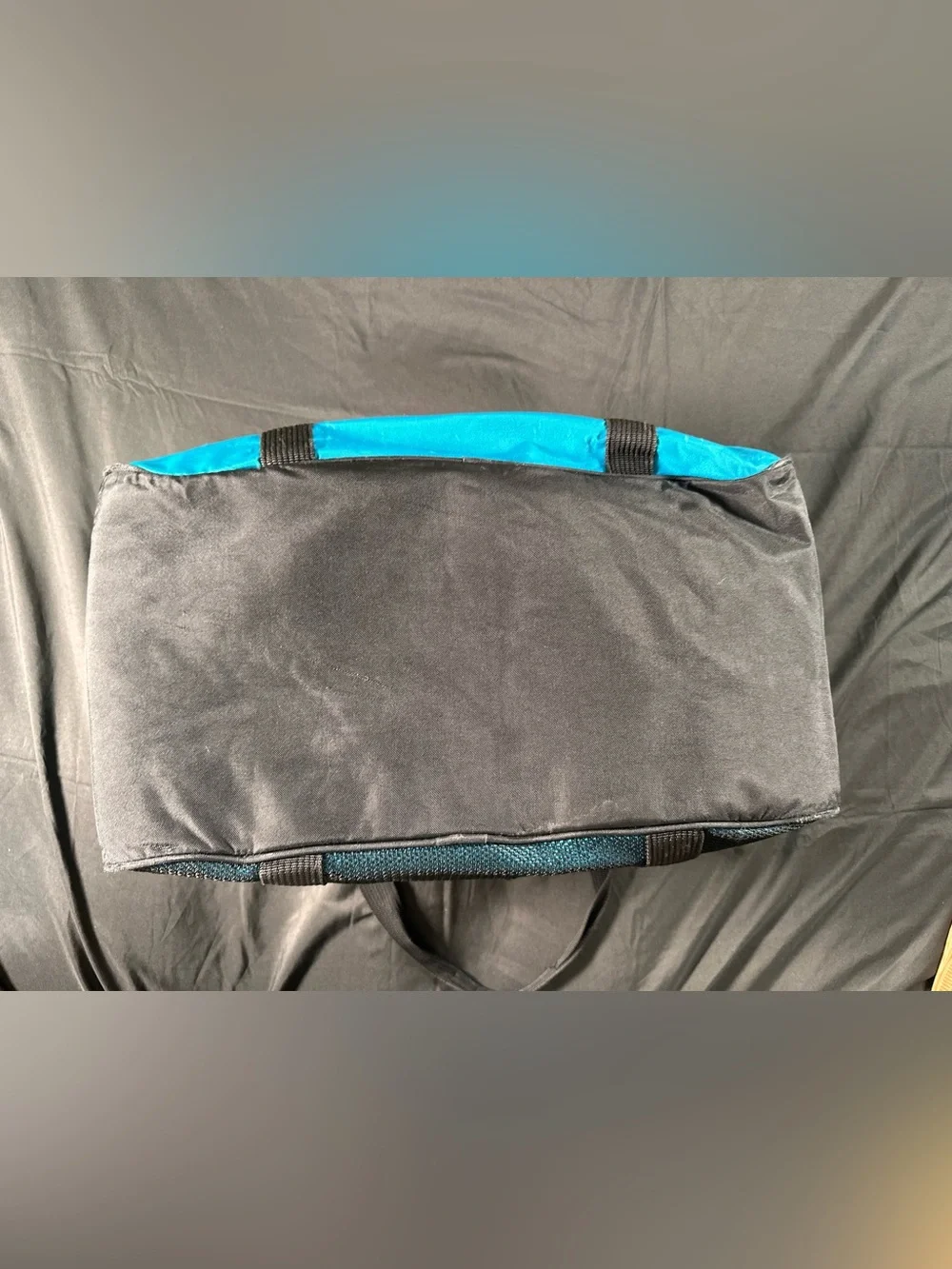 Nike Vintage 90s Retro Y2K Bright Turquoise Blue Gym Duffle Bag Rare White Tag